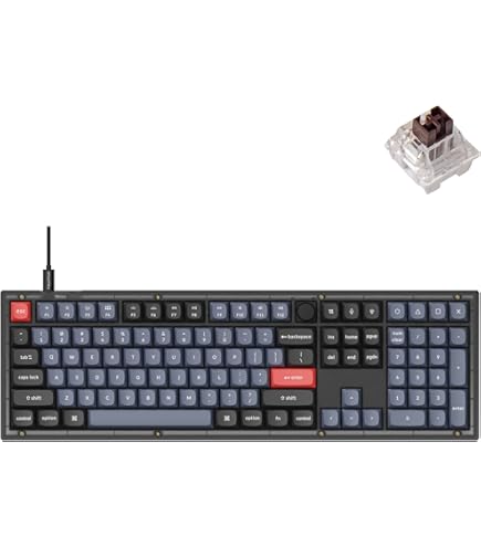 Amazon.com: Keychron V6 Wired Custom Mechanical Keyboard Knob